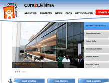 Tablet Screenshot of cure2children.org